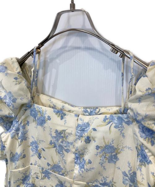 Snidel（スナイデル）Snidel (スナイデル) ROSEプリントワンピース SWFO261253 ベージュ サイズ:2の古着・服飾アイテム