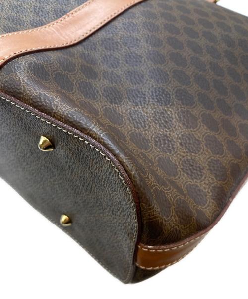 CELINE（セリーヌ）CELINE (セリーヌ) マカダム柄トートバッグ DM95 ブラウンの古着・服飾アイテム
