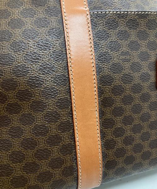 CELINE（セリーヌ）CELINE (セリーヌ) マカダム柄トートバッグ DM95 ブラウンの古着・服飾アイテム
