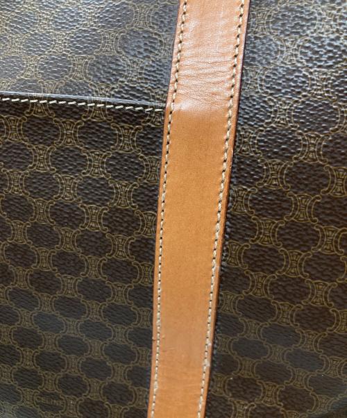 CELINE（セリーヌ）CELINE (セリーヌ) マカダム柄トートバッグ DM95 ブラウンの古着・服飾アイテム
