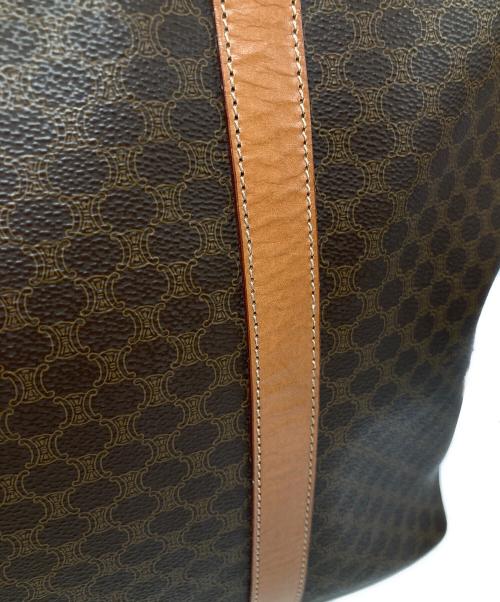 CELINE（セリーヌ）CELINE (セリーヌ) マカダム柄トートバッグ DM95 ブラウンの古着・服飾アイテム