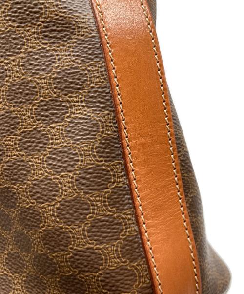 CELINE（セリーヌ）CELINE (セリーヌ) マカダム柄トートバッグ DM95 ブラウンの古着・服飾アイテム