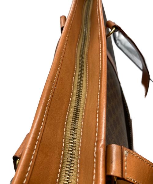 CELINE（セリーヌ）CELINE (セリーヌ) マカダム柄トートバッグ DM95 ブラウンの古着・服飾アイテム