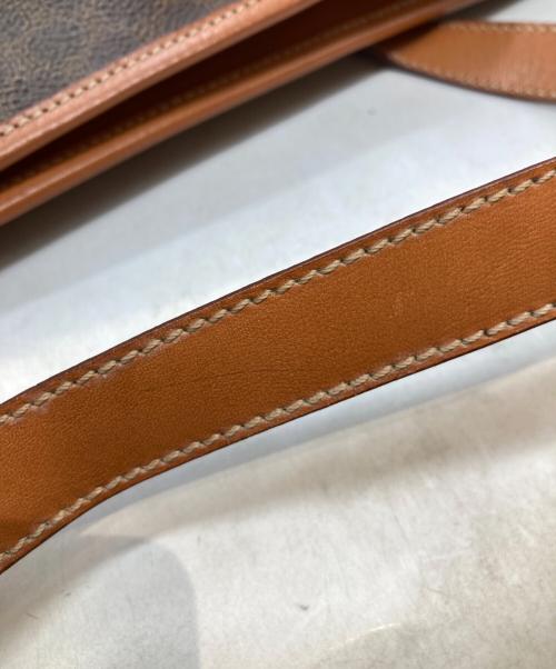 CELINE（セリーヌ）CELINE (セリーヌ) マカダム柄トートバッグ DM95 ブラウンの古着・服飾アイテム