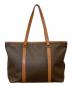 CELINE (セリーヌ) マカダム柄トートバッグ DM95 ブラウン：32000円