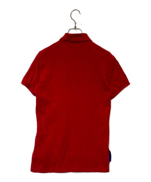 POLO RALPH LAUREN（ポロ・ラルフローレン）POLO RALPH LAUREN (ポロ・ラルフローレン) BIGポニーUSAロゴポロシャツ レッド サイズ:XSの古着・服飾アイテム