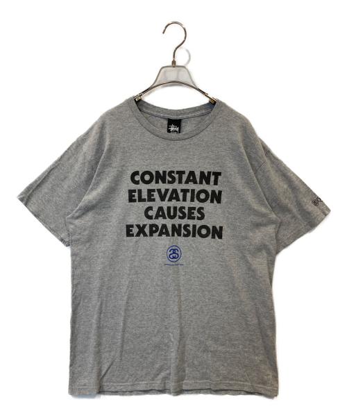 stussy（ステューシー）stussy (ステューシー) プリントTシャツ グレー サイズ:Mの古着・服飾アイテム