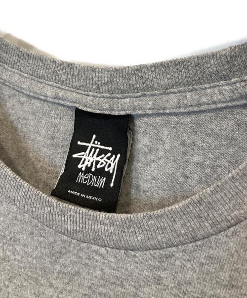 stussy（ステューシー）stussy (ステューシー) プリントTシャツ グレー サイズ:Mの古着・服飾アイテム