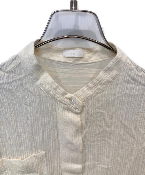 RITO（リト）RITO (リト) 4WAYキュプラシルクロングシャツ　0770RTW711A ベージュ サイズ:36の古着・服飾アイテム