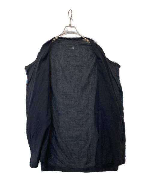 Y's（ワイズ）Y's (ワイズ) 襟カットオフコットンシャツ　YG-Y03-016 ブラック サイズ:2の古着・服飾アイテム