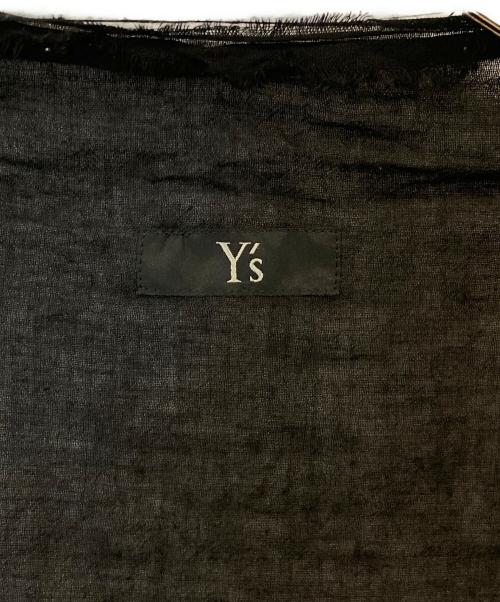 Y's（ワイズ）Y's (ワイズ) 襟カットオフコットンシャツ　YG-Y03-016 ブラック サイズ:2の古着・服飾アイテム