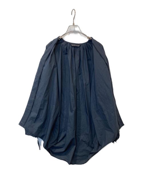 mizuiro-ind（ミズイロインド）mizuiro-ind (ミズイロインド) ノーカラーシャツブラウス ネイビー サイズ:不明の古着・服飾アイテム