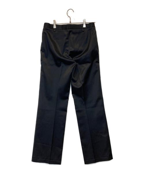 JIL SANDER（ジルサンダー）JIL SANDER (ジルサンダー) コットンシルクスラックス ネイビー サイズ:34の古着・服飾アイテム