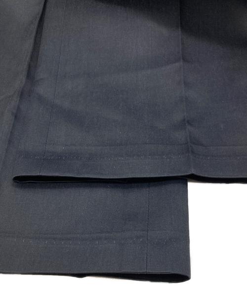 JIL SANDER（ジルサンダー）JIL SANDER (ジルサンダー) コットンシルクスラックス ネイビー サイズ:34の古着・服飾アイテム