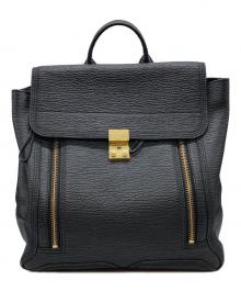 3.1 phillip lim（スリーワンフィリップリム）の古着「レザーリュック AR13-0291SKC」｜ブラック