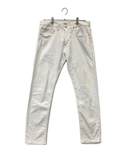 POLO RALPH LAUREN（ポロ・ラルフローレン）POLO RALPH LAUREN (ポロ・ラルフローレン) テーパードパンツ ホワイト サイズ:32×34の古着・服飾アイテム