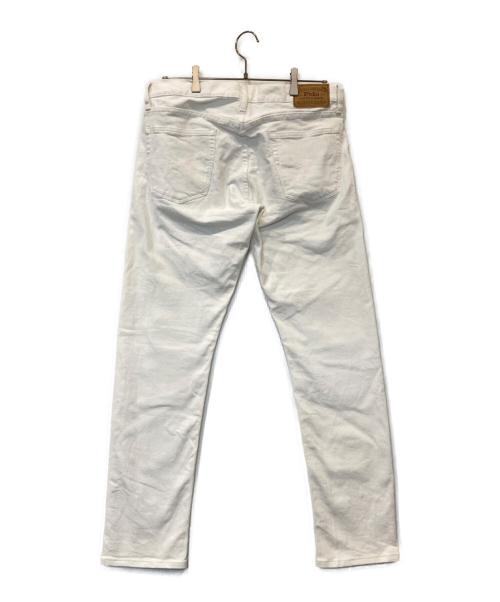 POLO RALPH LAUREN（ポロ・ラルフローレン）POLO RALPH LAUREN (ポロ・ラルフローレン) テーパードパンツ ホワイト サイズ:32×34の古着・服飾アイテム