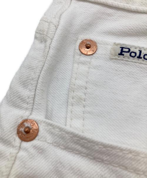 POLO RALPH LAUREN（ポロ・ラルフローレン）POLO RALPH LAUREN (ポロ・ラルフローレン) テーパードパンツ ホワイト サイズ:32×34の古着・服飾アイテム