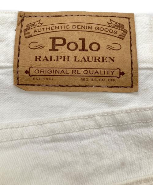 POLO RALPH LAUREN（ポロ・ラルフローレン）POLO RALPH LAUREN (ポロ・ラルフローレン) テーパードパンツ ホワイト サイズ:32×34の古着・服飾アイテム