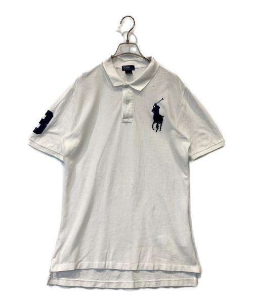 POLO RALPH LAUREN（ポロ・ラルフローレン）POLO RALPH LAUREN (ポロ・ラルフローレン) ポロシャツ ホワイト サイズ:XLの古着・服飾アイテム