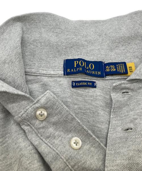 POLO RALPH LAUREN（ポロ・ラルフローレン）POLO RALPH LAUREN (ポロ・ラルフローレン) ポロシャツ グレー サイズ:XLの古着・服飾アイテム