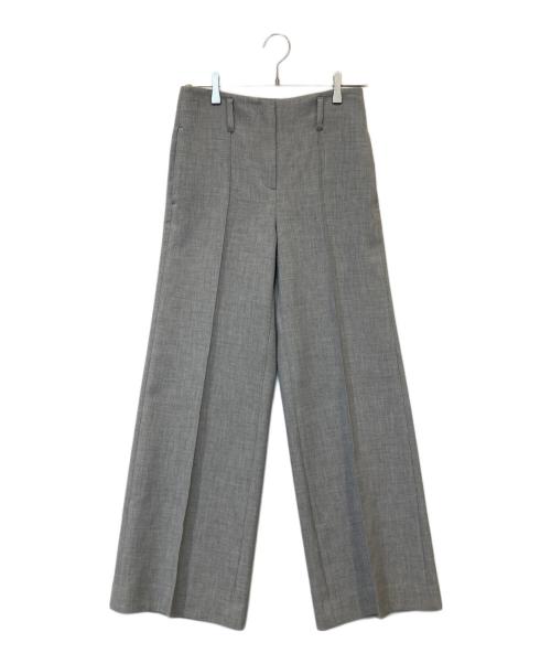 theory（セオリー）theory (セオリー) センタープレスワイドパンツ　01-7306464 グレーの古着・服飾アイテム