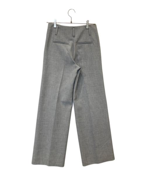 theory（セオリー）theory (セオリー) センタープレスワイドパンツ　01-7306464 グレーの古着・服飾アイテム