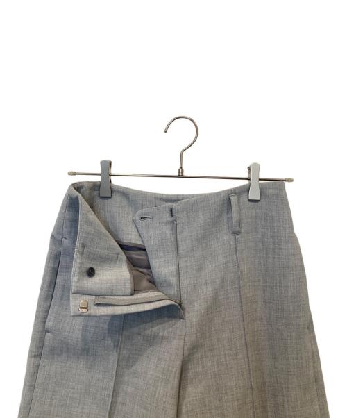 theory（セオリー）theory (セオリー) センタープレスワイドパンツ　01-7306464 グレーの古着・服飾アイテム