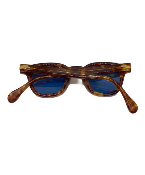 julius tart optical（ジュリアス タート オプティカル）JULIUS TART OPTICAL (ジュリアス タート オプティカル) サングラス　PL-009F ブラウン サイズ:42/22の古着・服飾アイテム