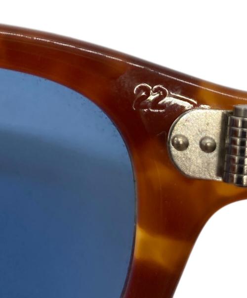 julius tart optical（ジュリアス タート オプティカル）JULIUS TART OPTICAL (ジュリアス タート オプティカル) サングラス　PL-009F ブラウン サイズ:42/22の古着・服飾アイテム