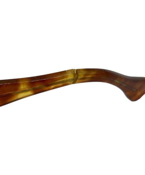 julius tart optical（ジュリアス タート オプティカル）JULIUS TART OPTICAL (ジュリアス タート オプティカル) サングラス　PL-009F ブラウン サイズ:42/22の古着・服飾アイテム