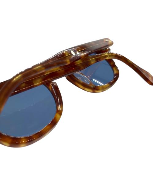 julius tart optical（ジュリアス タート オプティカル）JULIUS TART OPTICAL (ジュリアス タート オプティカル) サングラス　PL-009F ブラウン サイズ:42/22の古着・服飾アイテム