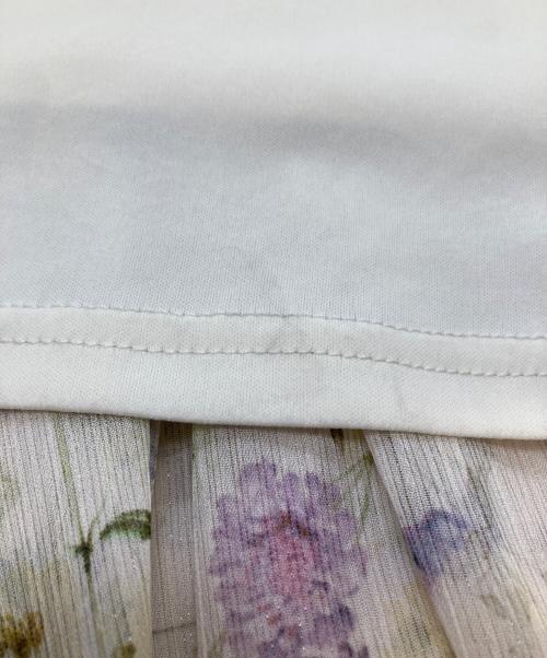 Snidel（スナイデル）Snidel (スナイデル) ラッフルフリルティアードスカート SWFS255034 ホワイトの古着・服飾アイテム