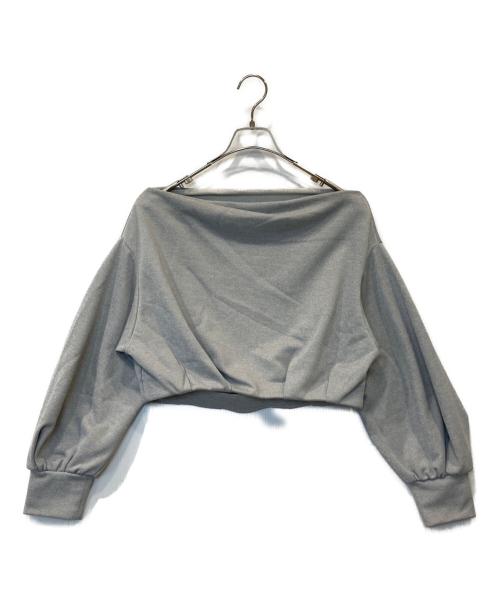 Snidel（スナイデル）Snidel (スナイデル) オフショルタックスエット　SWCT261217 グレー サイズ:FREEの古着・服飾アイテム