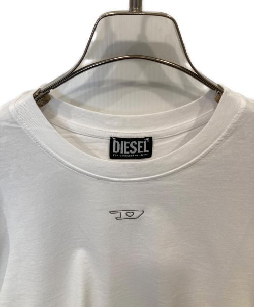 DIESEL（ディーゼル）DIESEL (ディーゼル) RHERA A15461 ホワイト サイズ:Lの古着・服飾アイテム