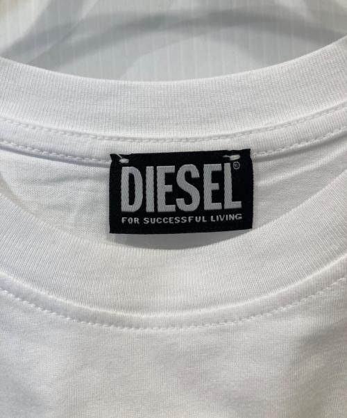DIESEL（ディーゼル）DIESEL (ディーゼル) RHERA A15461 ホワイト サイズ:Lの古着・服飾アイテム