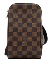 LOUIS VUITTON（ルイ ヴィトン）の古着「ボディーバッグ ダミエ ジェロニモス N51994 CA0014」｜ブラウン