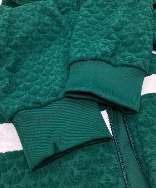 adidas（アディダス）adidas (アディダス) モノグラム トラックトップ　JD0696 グリーン サイズ:Lの古着・服飾アイテム