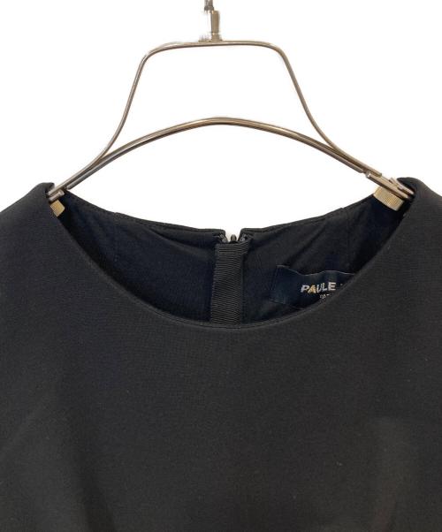 PAULE KA（ポールカ）PAULE KA (ポールカ) ノースリーブワンピース　719HBH ブラック×オレンジ サイズ:36 未使用品の古着・服飾アイテム