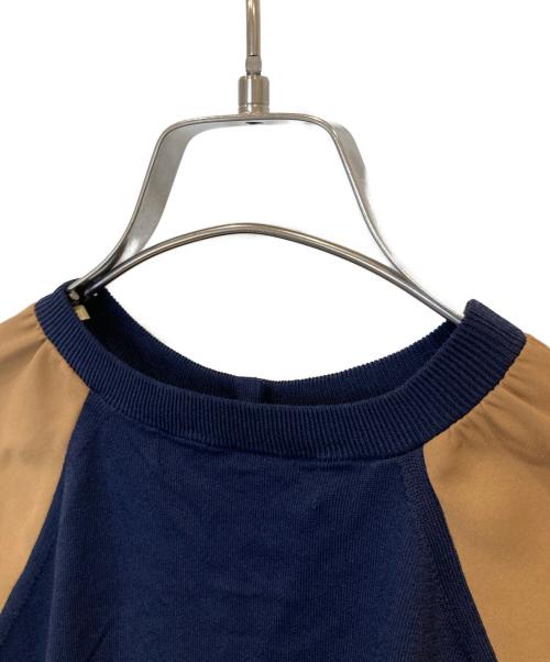BRAHMIN（ブラーミン）BRAHMIN (ブラーミン) バイカラーカーディガン B90411 ブラウン サイズ:38 未使用品の古着・服飾アイテム