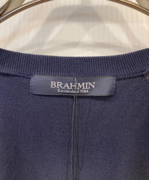 BRAHMIN（ブラーミン）BRAHMIN (ブラーミン) バイカラーカーディガン B90411 ブラウン サイズ:38 未使用品の古着・服飾アイテム