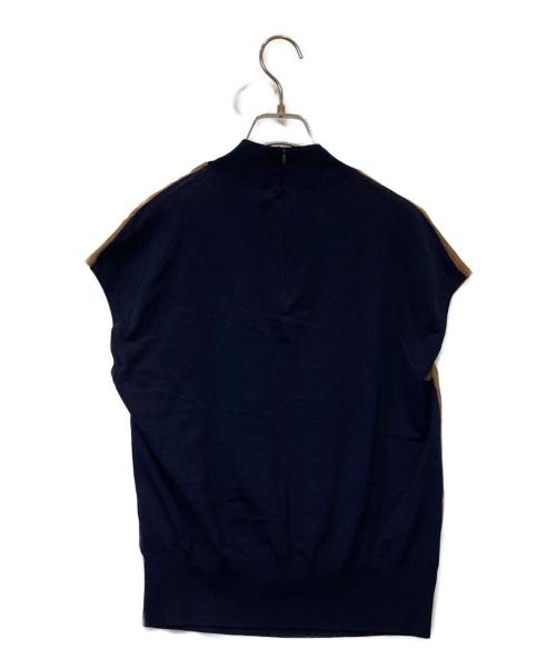 BRAHMIN（ブラーミン）BRAHMIN (ブラーミン) 14G High Neck Blouse B90412 ブラウン サイズ:38 未使用品の古着・服飾アイテム