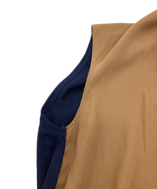 BRAHMIN（ブラーミン）BRAHMIN (ブラーミン) 14G High Neck Blouse B90412 ブラウン サイズ:38 未使用品の古着・服飾アイテム