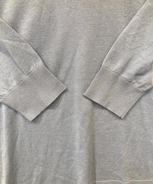 Max Mara Studio（マックスマーラ ストゥディオ）Max Mara Studio (マックスマーラ ストゥディオ) 半袖ニット　16-36-10497 ブルー サイズ:Sの古着・服飾アイテム
