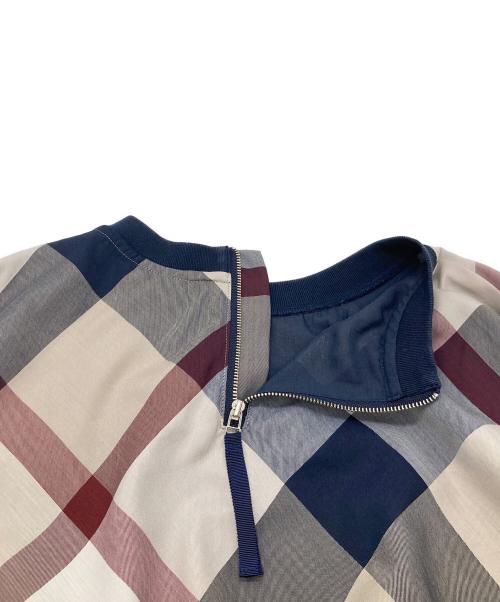 BLUE LABEL CRESTBRIDGE（ブルーレーベルクレストブリッジ）BLUE LABEL CRESTBRIDGE (ブルーレーベルクレストブリッジ) 長袖ブラウス 55M04-335-42 ベージュ サイズ:38の古着・服飾アイテム