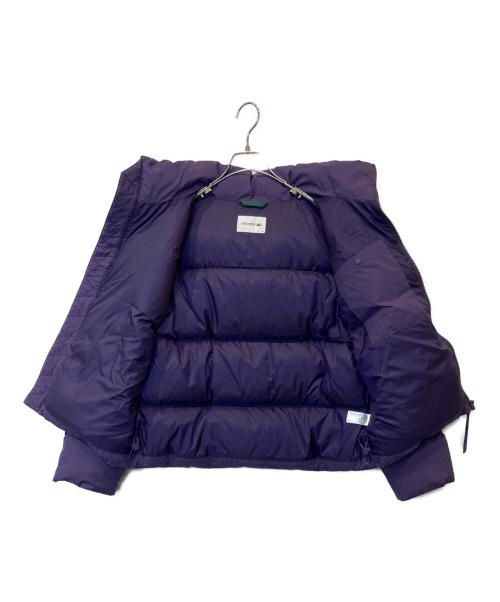 LACOSTE（ラコステ）LACOSTE　 (ラコステ) ウィメンズショートダウンジャケット　BF7391 パープル サイズ:38の古着・服飾アイテム