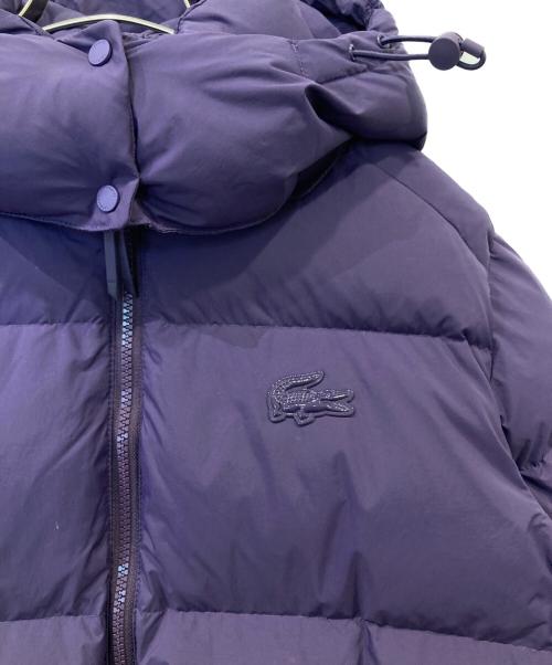 LACOSTE（ラコステ）LACOSTE　 (ラコステ) ウィメンズショートダウンジャケット　BF7391 パープル サイズ:38の古着・服飾アイテム