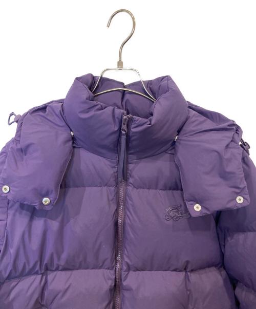 LACOSTE（ラコステ）LACOSTE　 (ラコステ) ウィメンズショートダウンジャケット　BF7391 パープル サイズ:38の古着・服飾アイテム