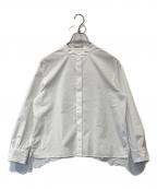 theory luxeセオリーリュクス）の古着「Luxe Cotton Lila L/バックレースブラウス 03-3308270」｜ホワイト