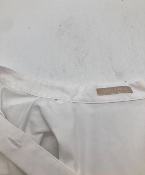 theory luxe（セオリーリュクス）theory luxe (セオリーリュクス) Luxe Cotton Lila L/バックレースブラウス 03-3308270 ホワイト サイズ:38の古着・服飾アイテム